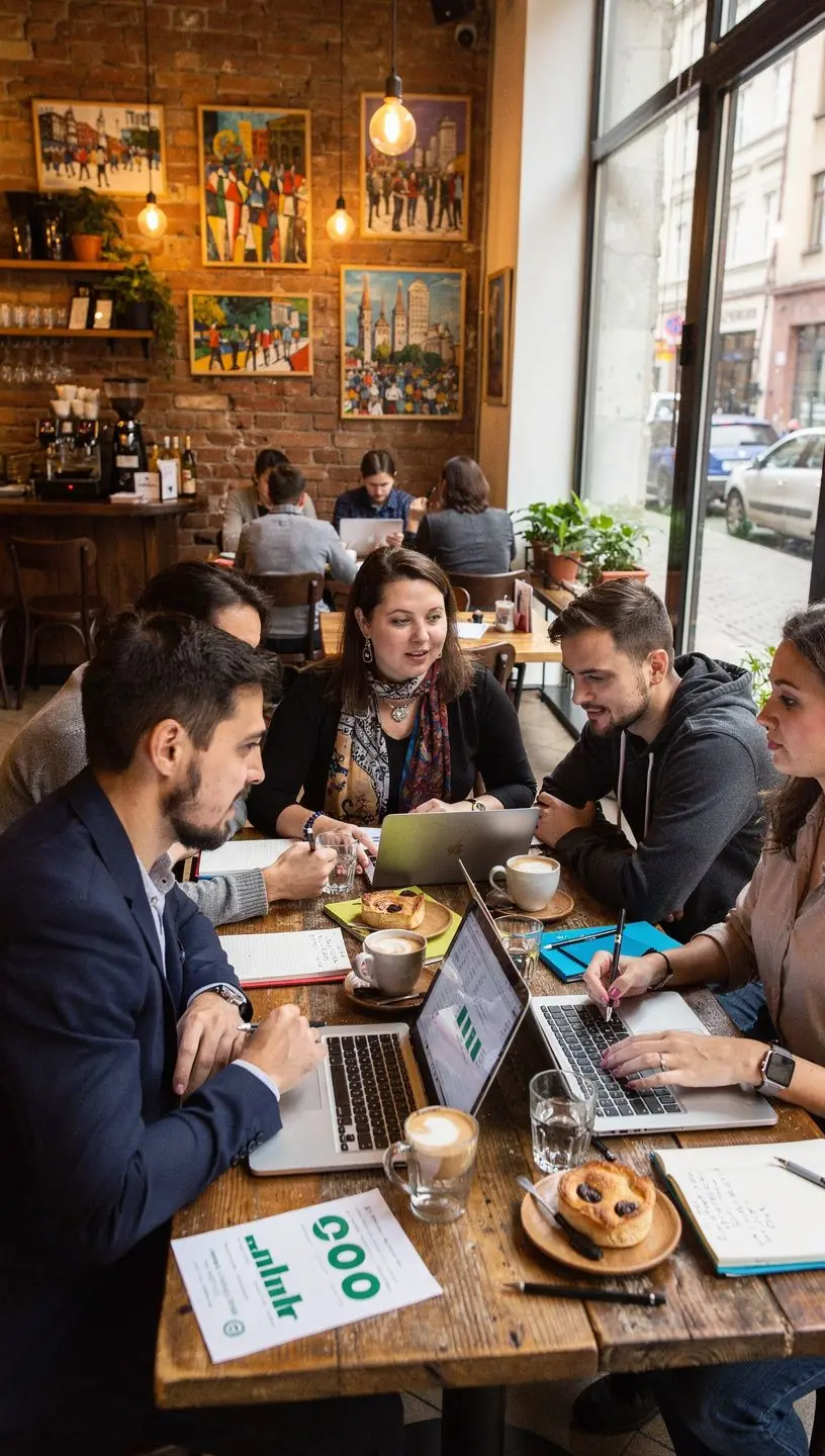 Uczestnicy klubu budżetowego dyskutujący nad strategiami kontroli wydatków.